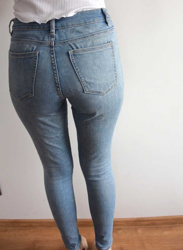 Cubus 36 s m spodnie rurki jeansy