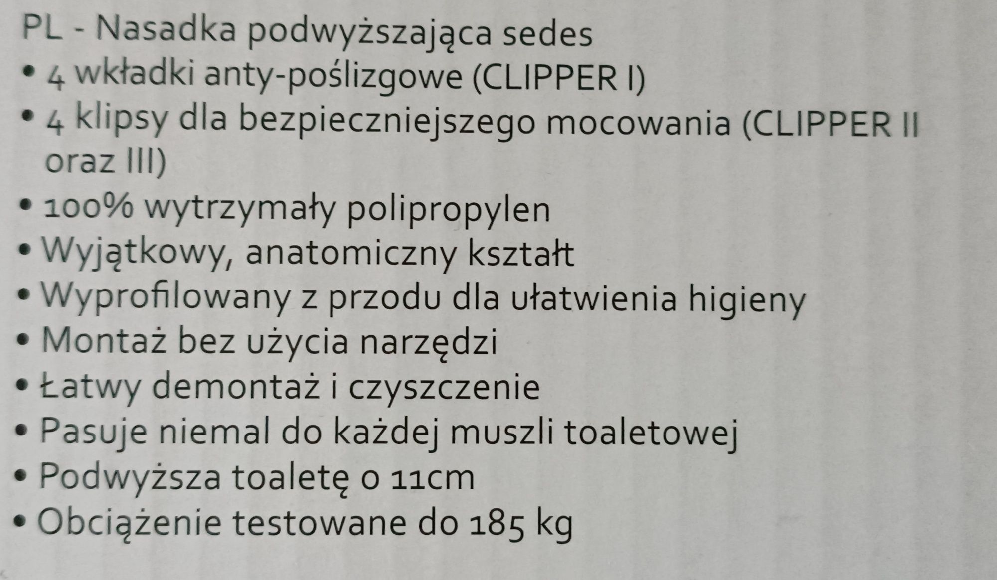 Nakładka podwyższająca sedes