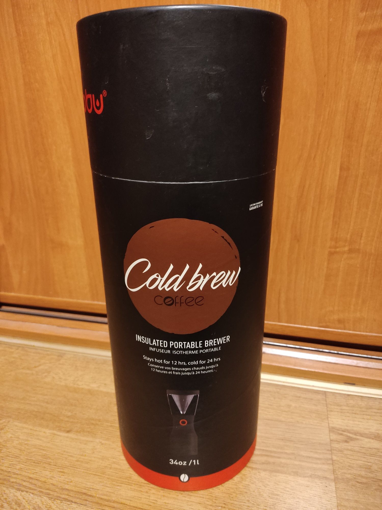 Asobu Cold Brew Insulated Portable Brewer 1L - Zaparzacz do kawy