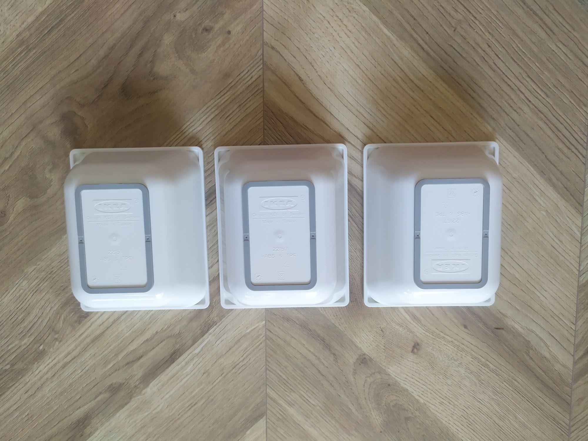 Pudełka plastikowe ikea 3szt