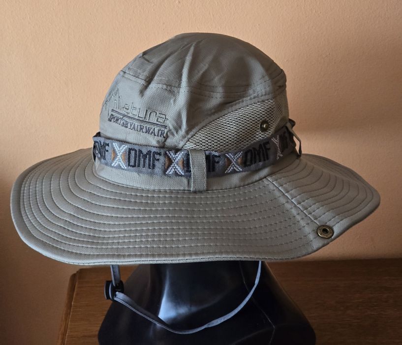 Kapelusz wędkarski trekkingowy outdoorowy myśliwski L.57-60cm.NOWY.