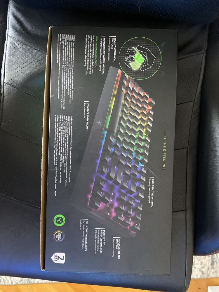 Клавіатура razer BLACKWIDOW v3 tenkeyless