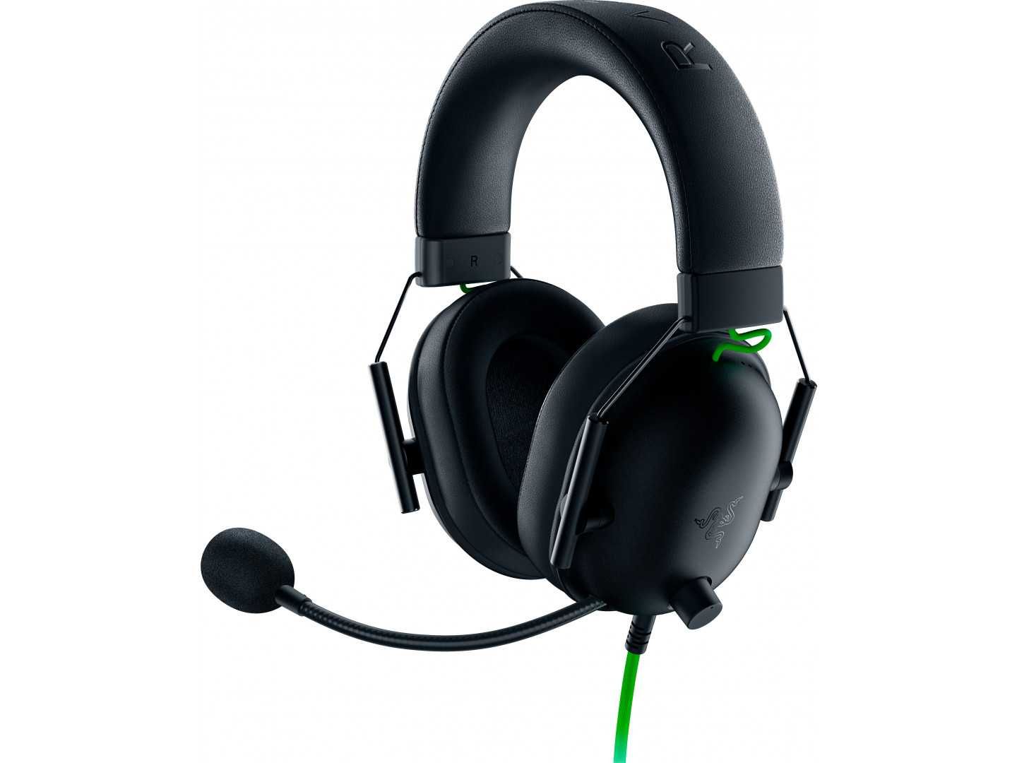 Оригінальні нові ігрові навушники Razer Blackshark v2x Зелені / Чорні