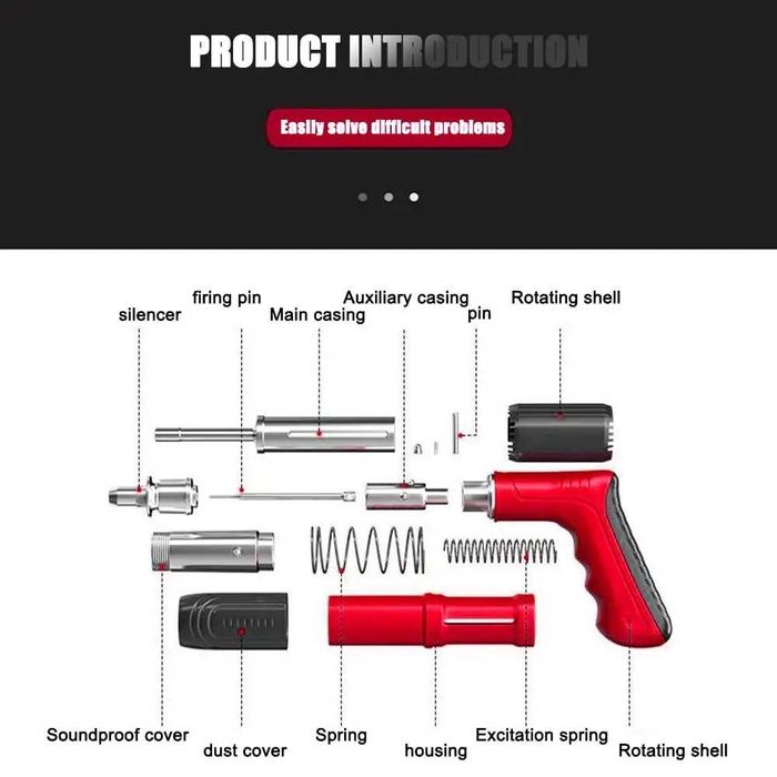 Ручной Гвоздезабиватель степлер для гвоздей гвоздемет