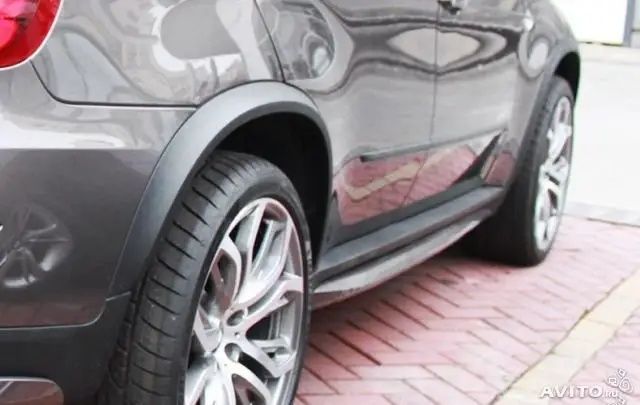 Расширители арок BMW X5 E70. Арки БМВ Х5  Е70 тюнинг 2006-2013