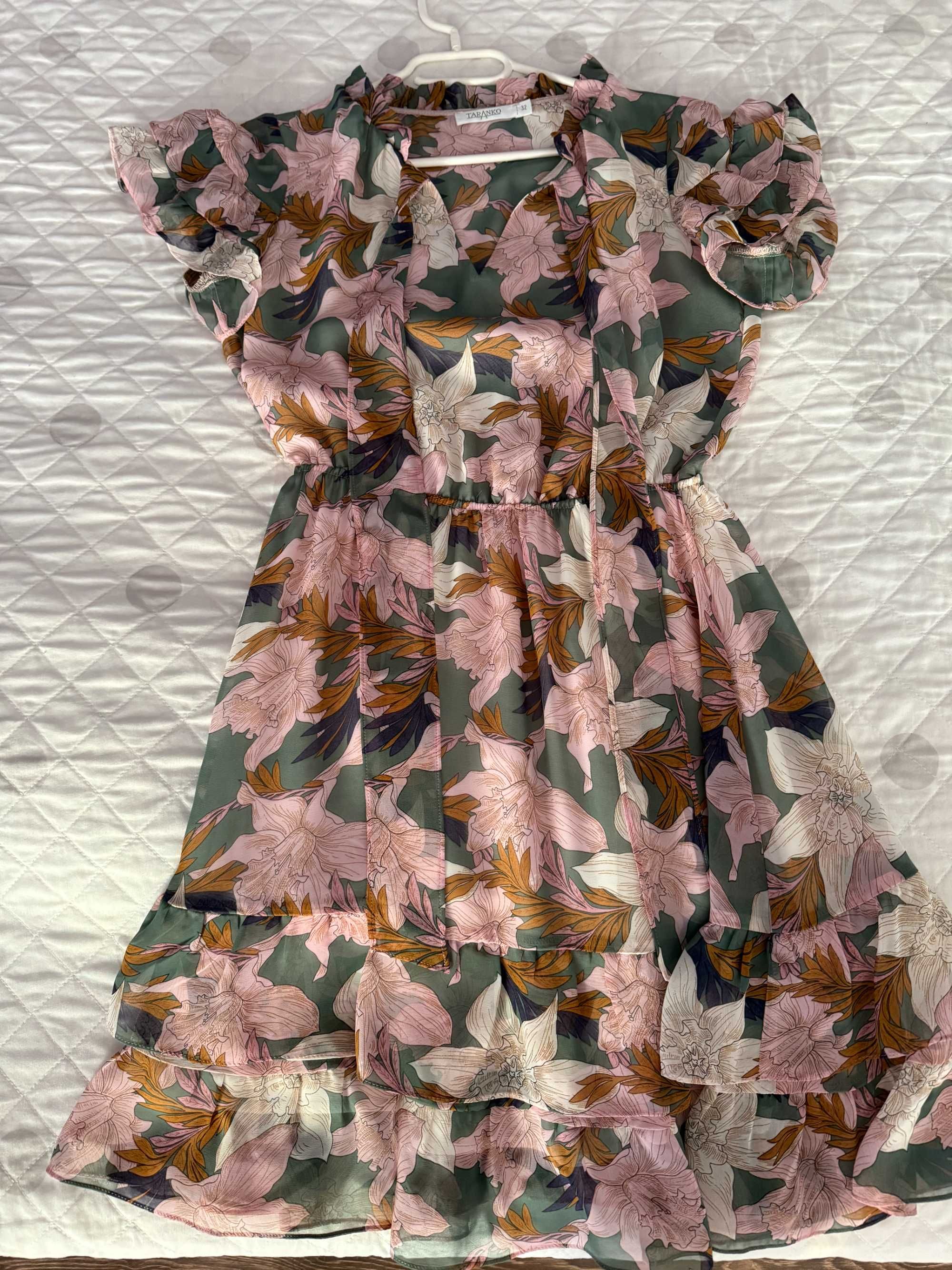 Sukienka w kwiatowy print