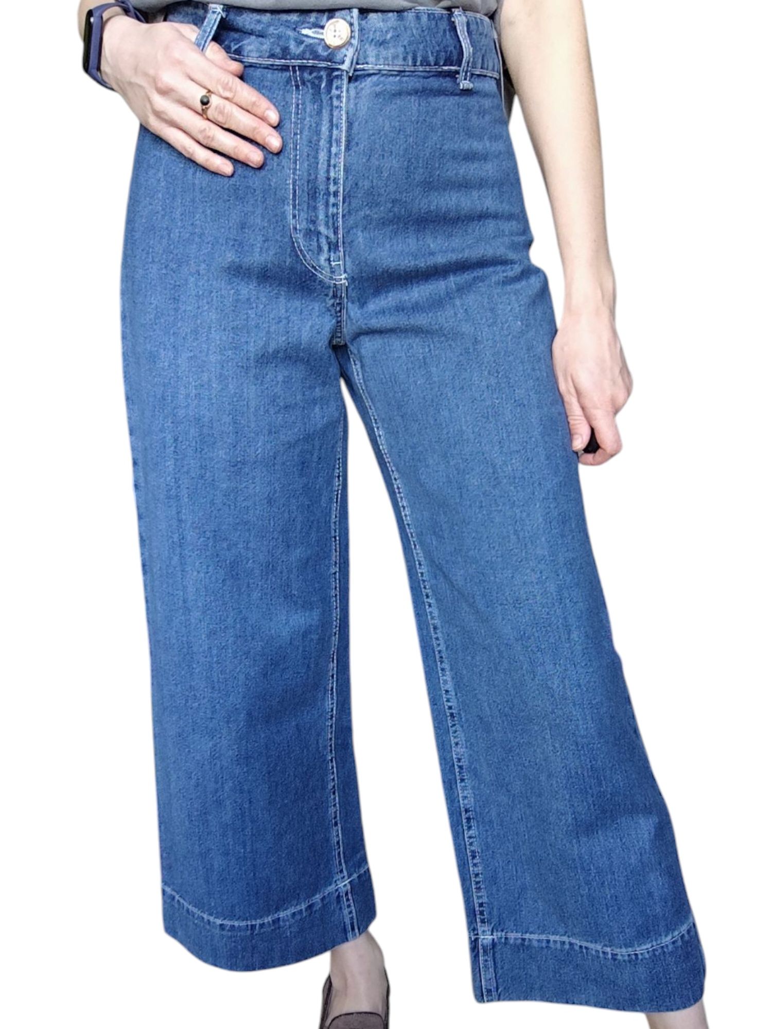 Spodnie jeansowe kuloty XS/S