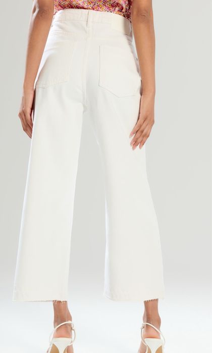 Білі джинси кюлоти sinsay 32 джинсы