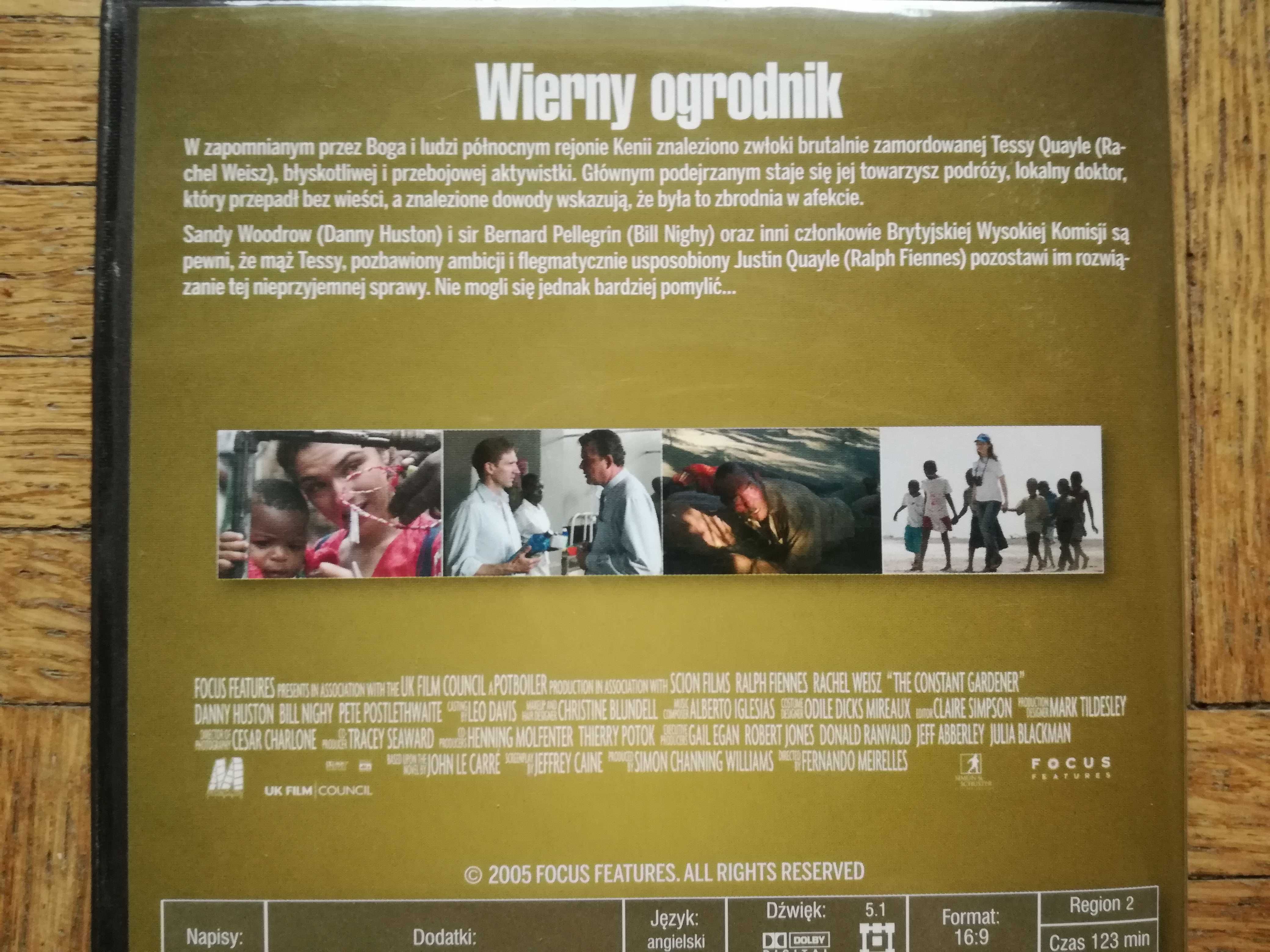 Wierny ogrodnik (2005), reż. Fernando Meirelles, film dvd