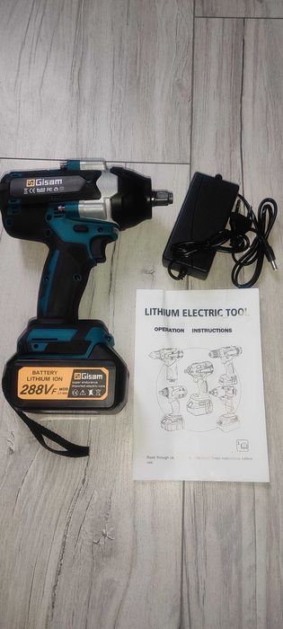 Klucz udarowy do kół akumulatorowy mocny NOWY komplet