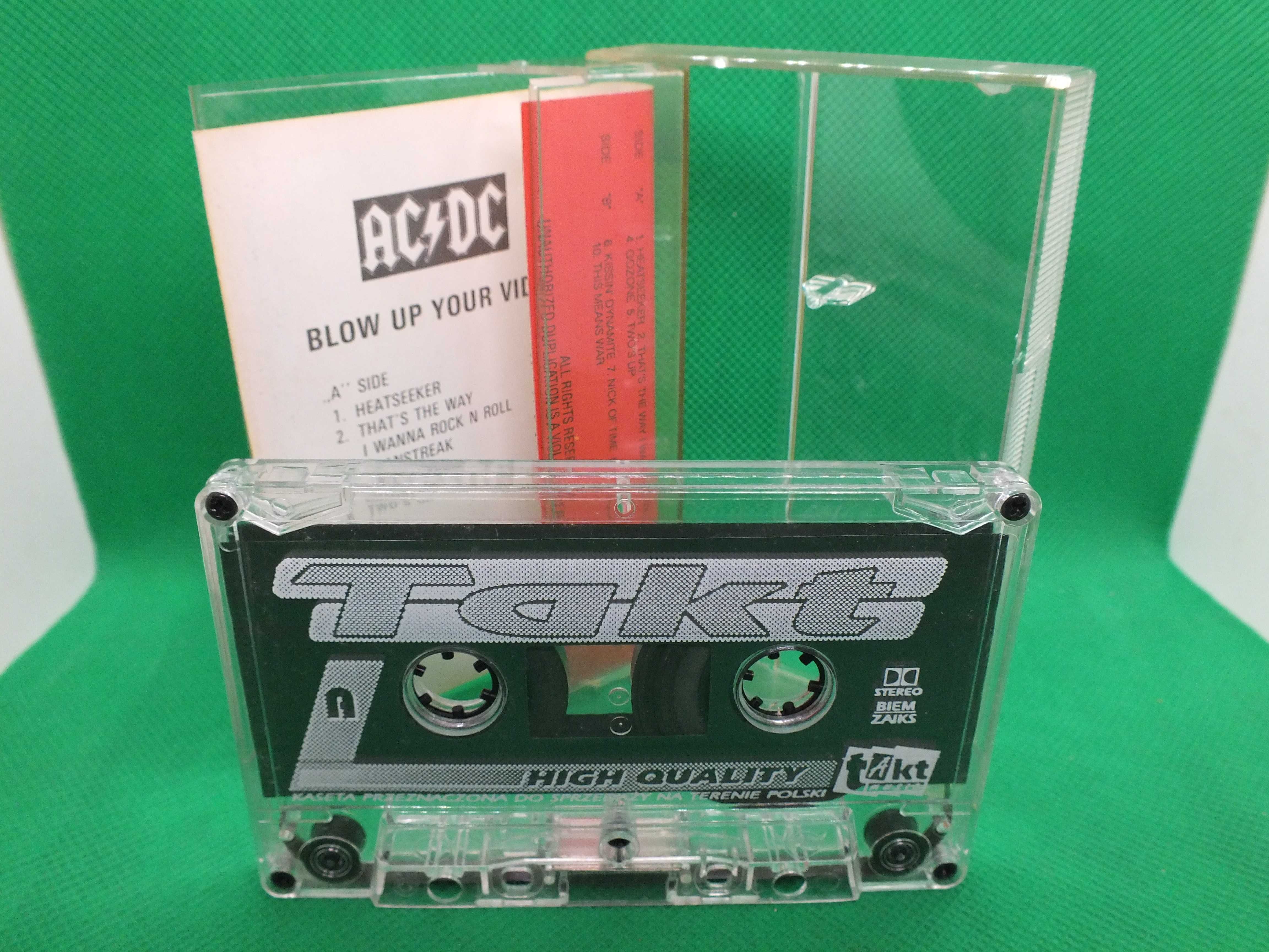 AC/DC Blow Up Your Video kaseta Takt Music 1995