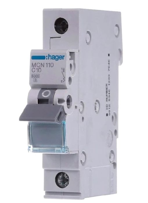 Автоматический выключатель hager MCN 110C10