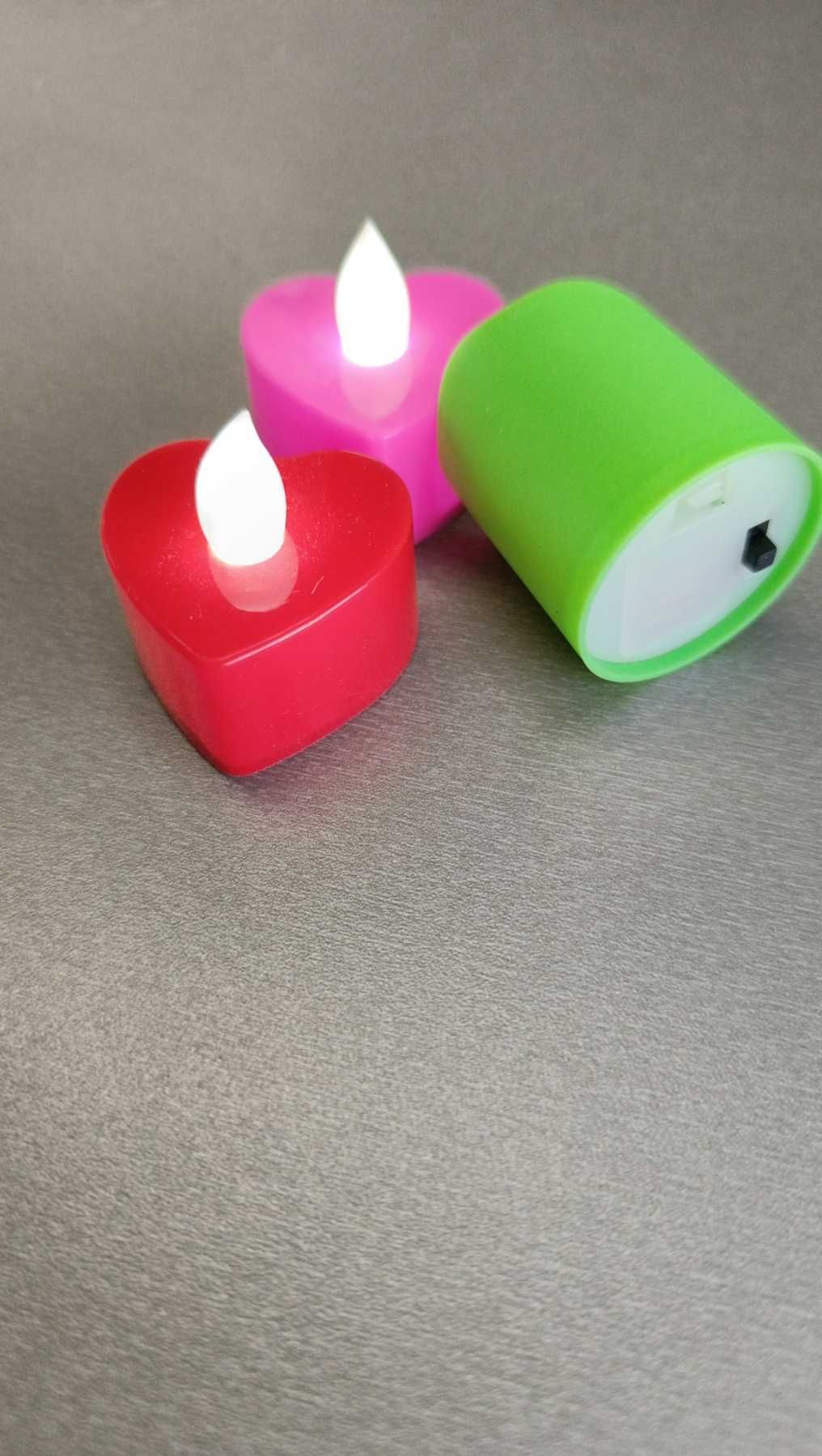 Свечи светодиодные на батарейках 3 штуки