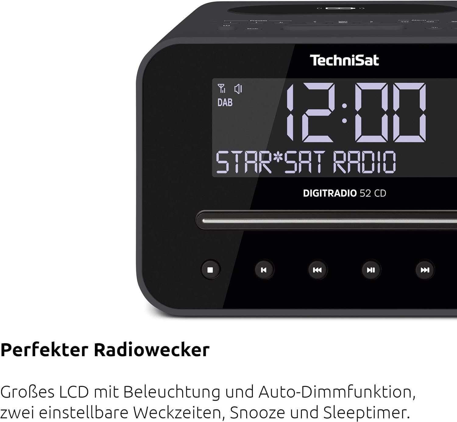 TechniSat DIGITRADIO 52 CD radio FM DAB+ / UKW Odtwarzacz CD ładowanie