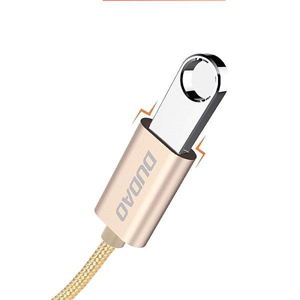 Dudao adapter przejściówka kabel Otg z Usb 2.0 na micro Usb szary (l15