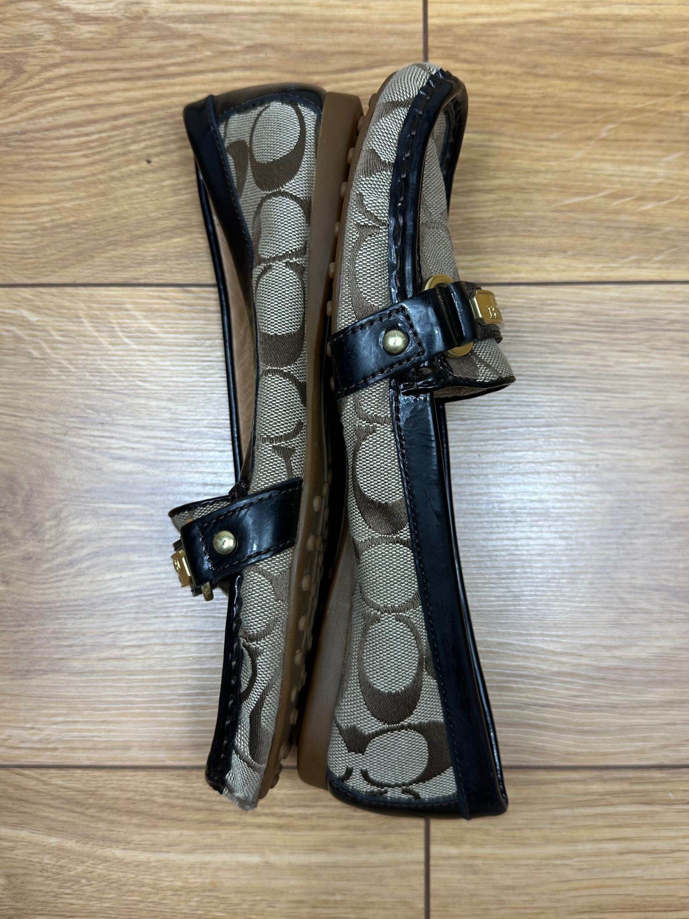 Damskie mokasyny Coach Felisha monogram
