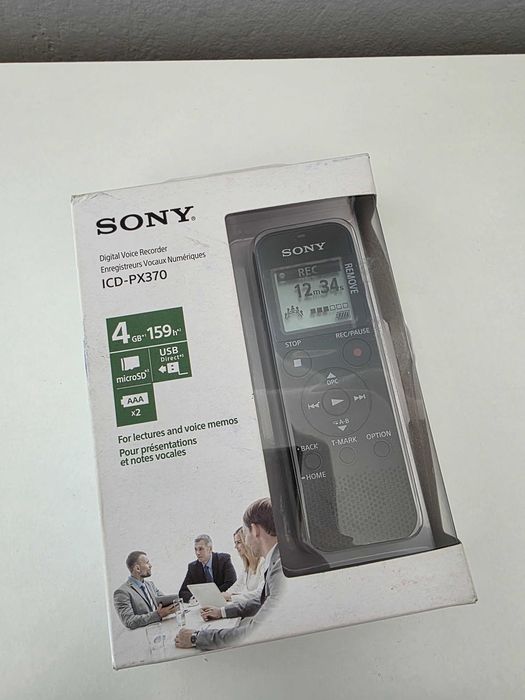 Sony ICD-PX370 monofoniczny dyktafon cyfrowy Nowy