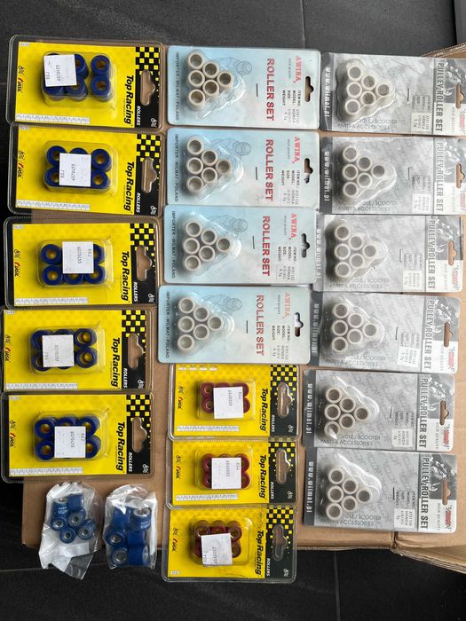 Rolki wariatora do skutera,różne rodzaje