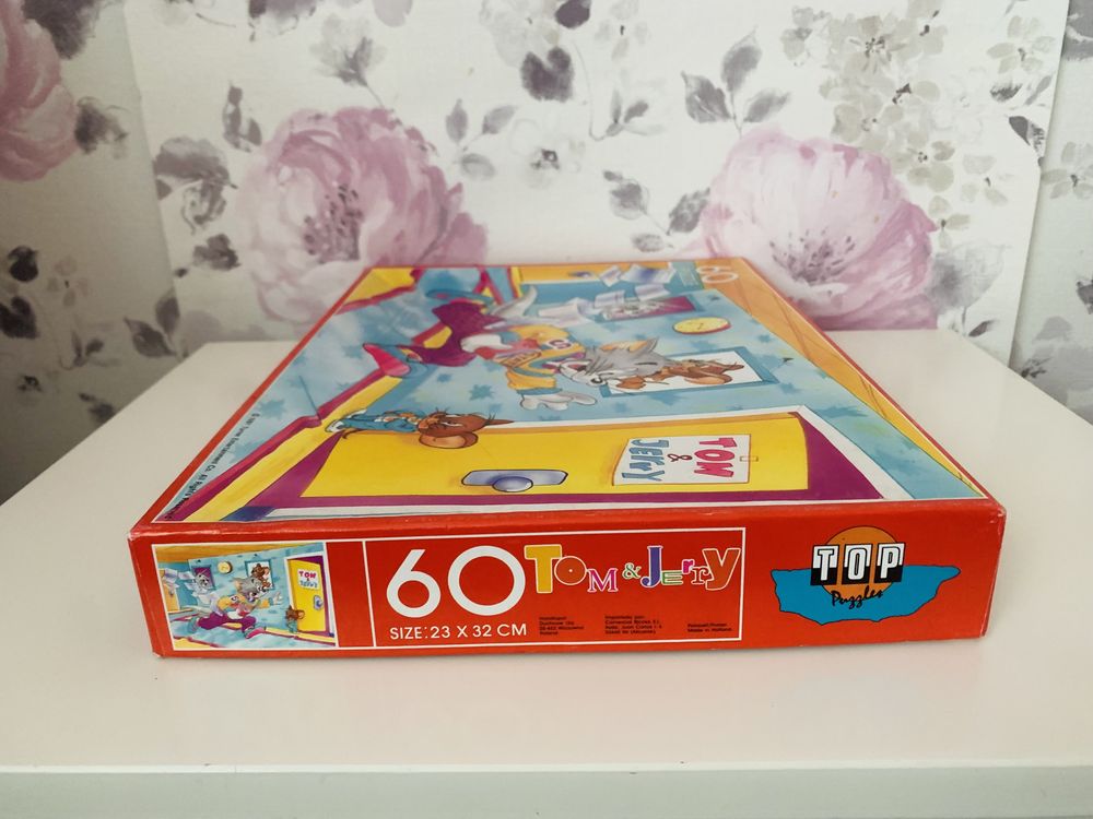 Puzzle Tom i Jerry, 60 elementów, vintage