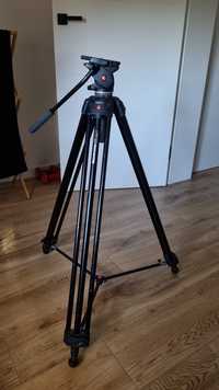 Manfrotto 547B + Głowica 701 HDV