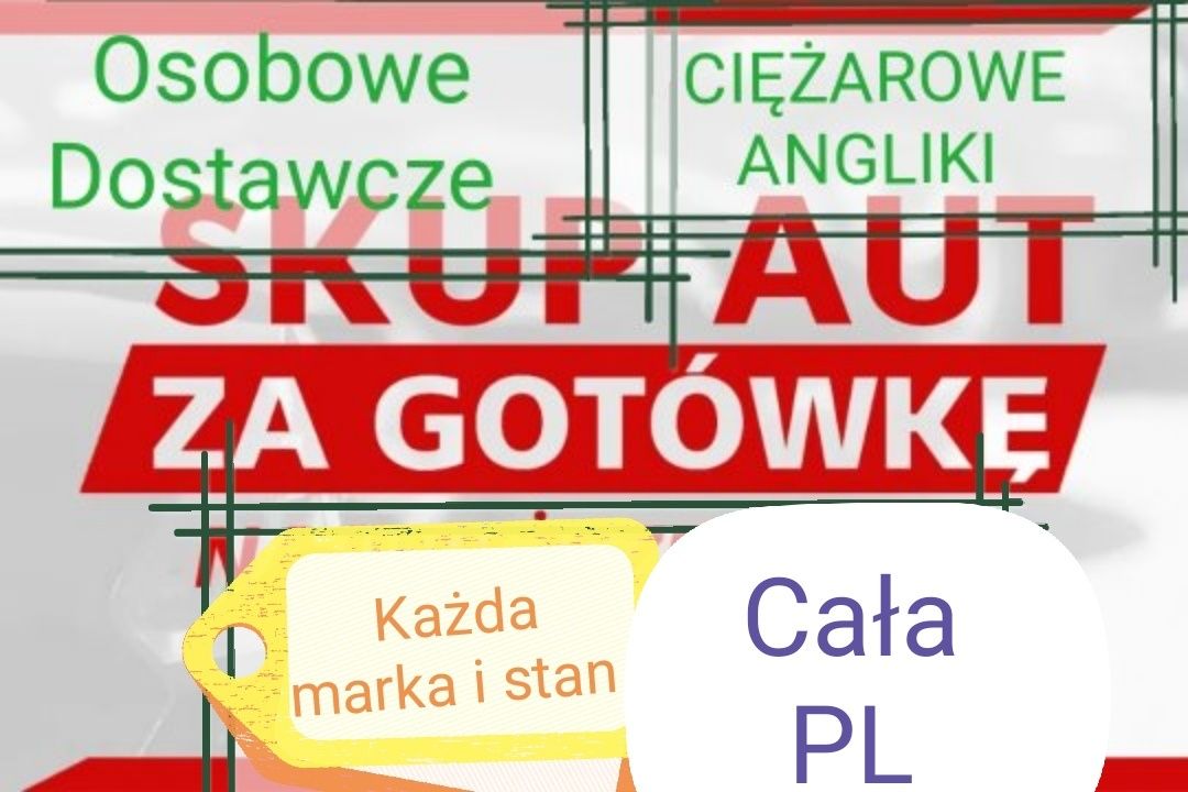 Skup aut samochodów ciężarowych motocykli quadów koparek ciagnikow rol