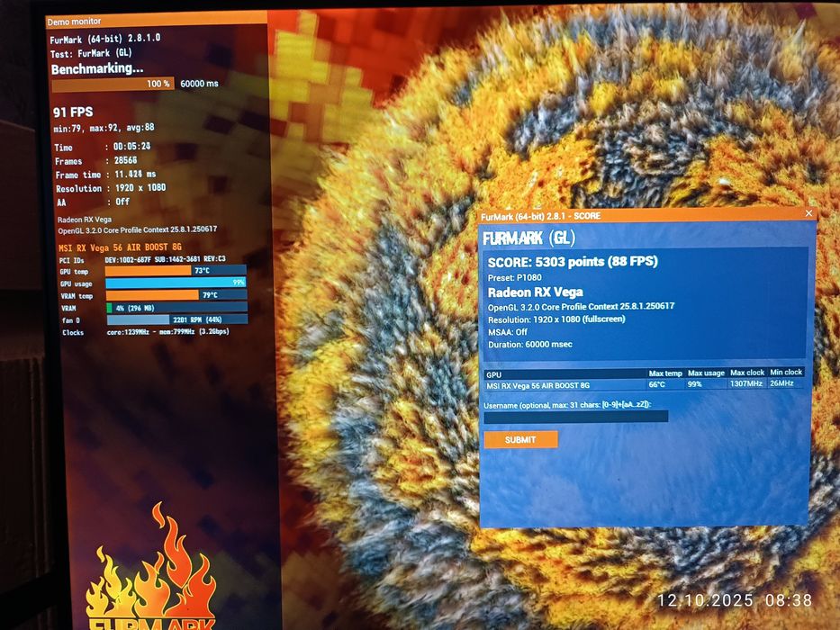 Відеокарта vega air boost oc 8gb тести на фото,тест по відеозв'язку