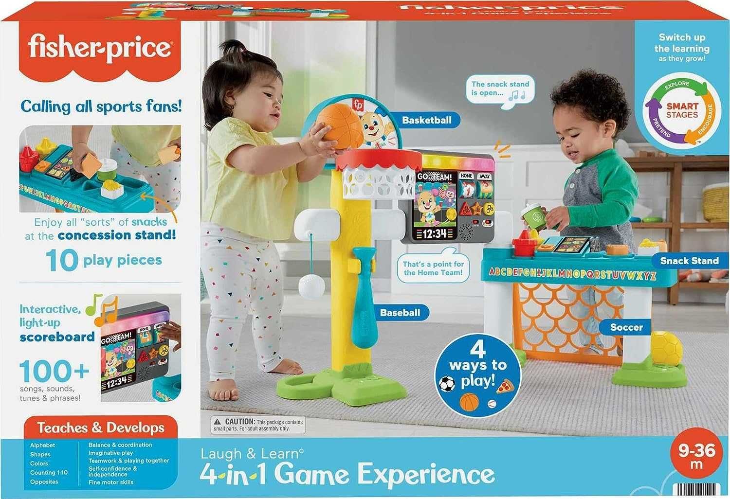 Fisher-Price Laugh & Learn Game Experience. Спортивний центр 4-в-1