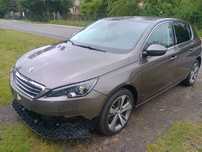 Peugeot 308 1.6 E-hdi 115 konie z 2015 Allure Nawigacja Alu Tempomat Jasny Środek
