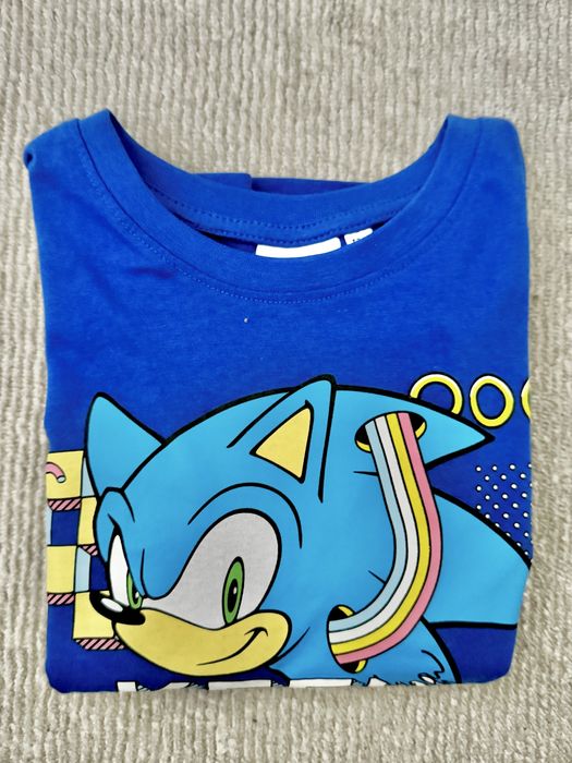Bluzka z motywem Sonic w rozmiarze 122