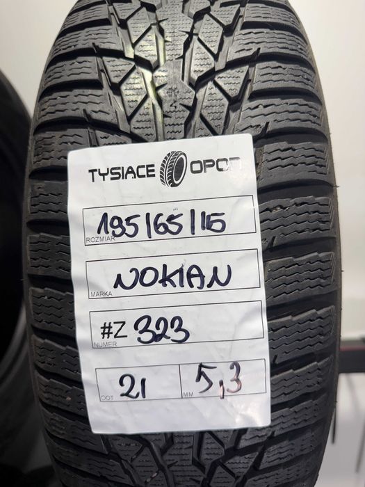 Opony Zimowe 195/65/15 Nokian WRD4 #Z323