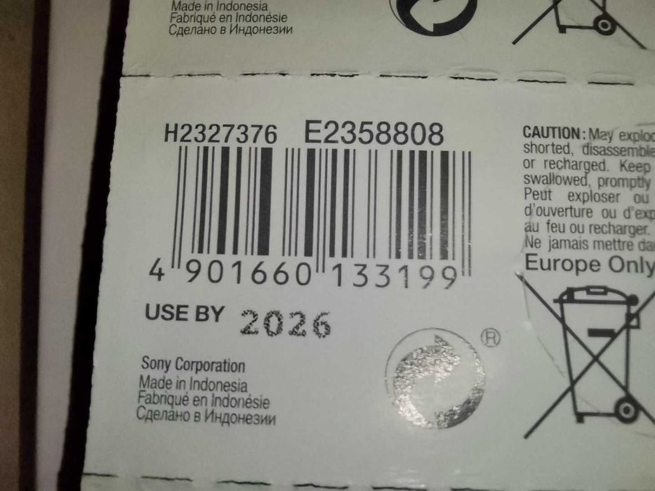 Батарейки Sony Сони CR2032 2032 круглые таблетки ORG БЛИСТЕР 5 ШТ