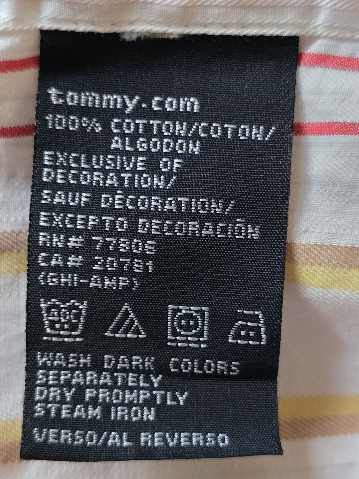 Koszula męska Tommy Hilfinger z krótkim rękawem r. M/M nowa z metką