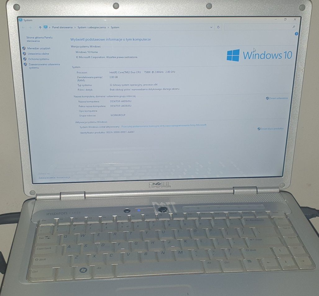 Dell Inspiron 1525 WIN10/3GB/320GB