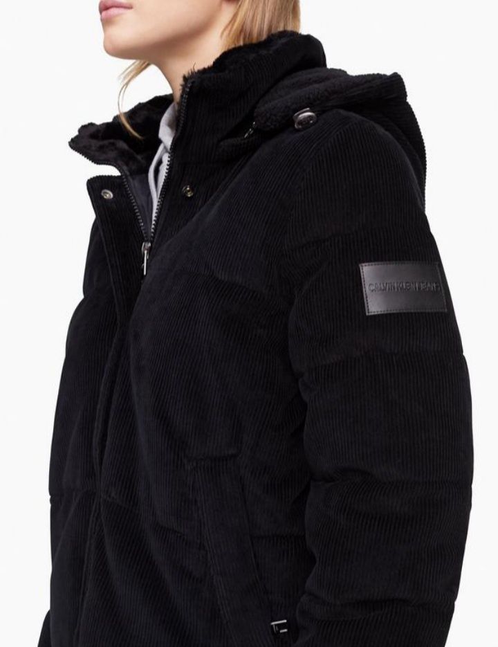 Вельветова куртка-пуховик Calvin Klein