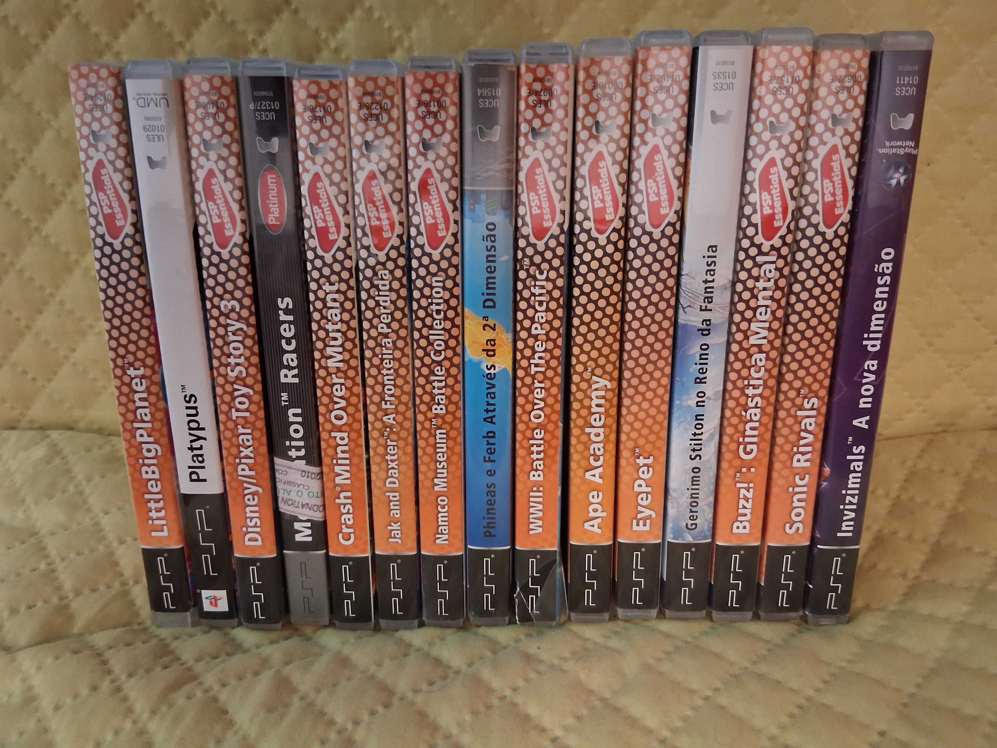 Jogos variados para PSP