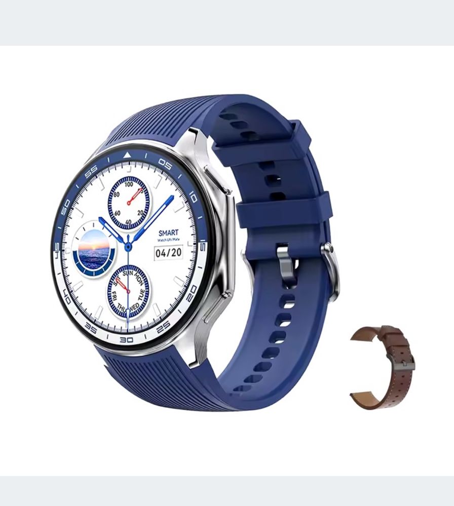 SMARTWATCH rozmowy  2 paski zestaw SPORT NFC DUŻY EKRAN wideo