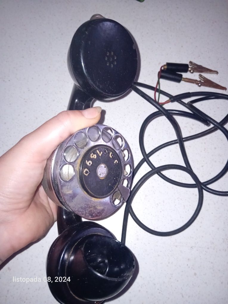Starą słuchawka telefon PRL