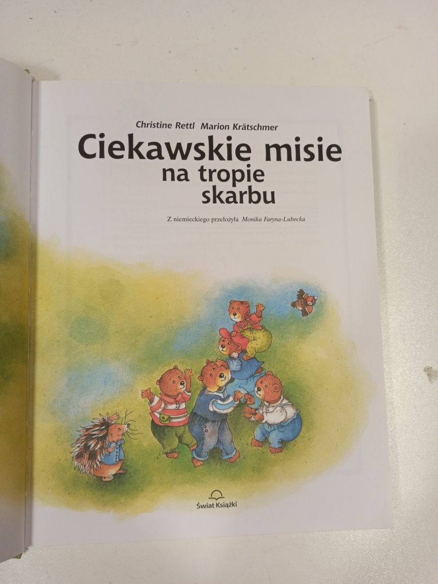 Książka Ciekawskie Misie na Tropie Skarbu