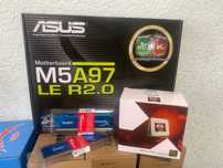 Игровой комплект ASUS M5A97 LE R2.0/AMD FX-6100/HyperX Fury DDR3 16gb