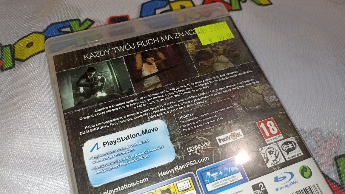 Heavy Rain Move Edition po polsku PS3 możliwa zamiana SKLEP