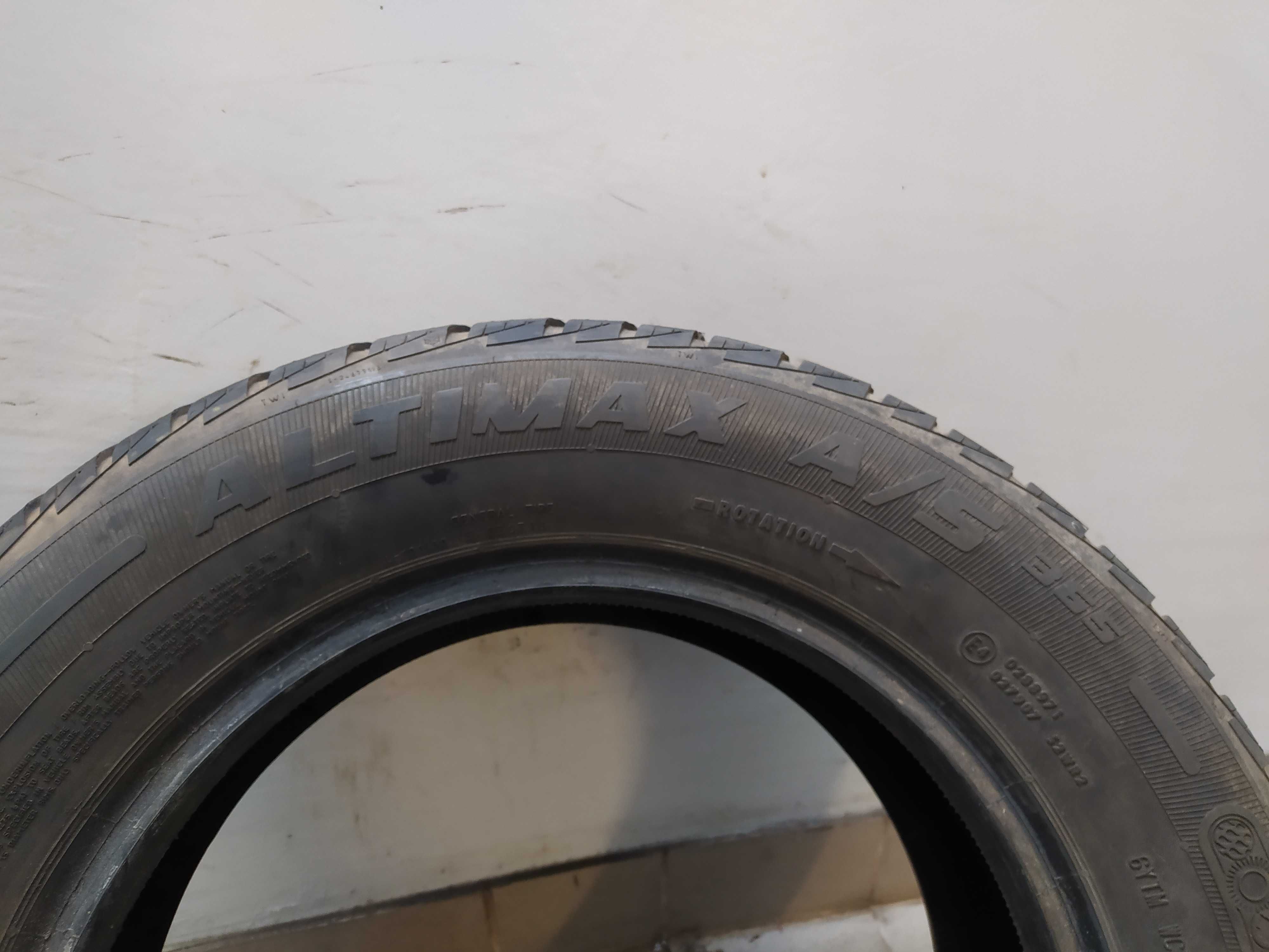 2x205/60R15 General Altimax A/S365, 2019 rok, bieżnik 6,6-7mm