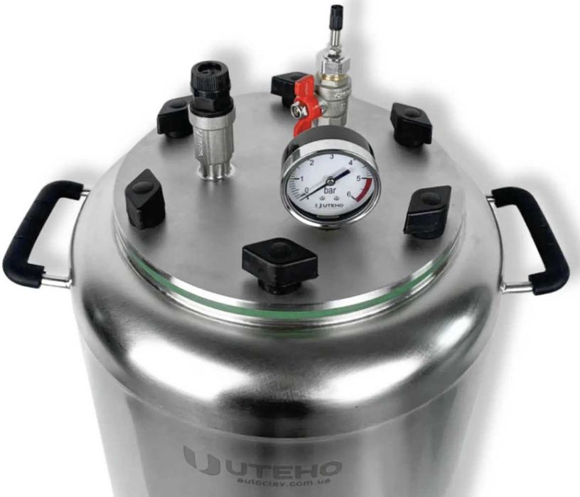 ВІД ВИРОБНИКА! Газовий автоклав з нержавійки на 16 банок з гарантією!