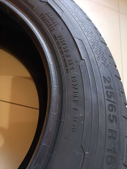 Пара шин б/у 215/65R16C 106/104T Continental ContiVanContact 100