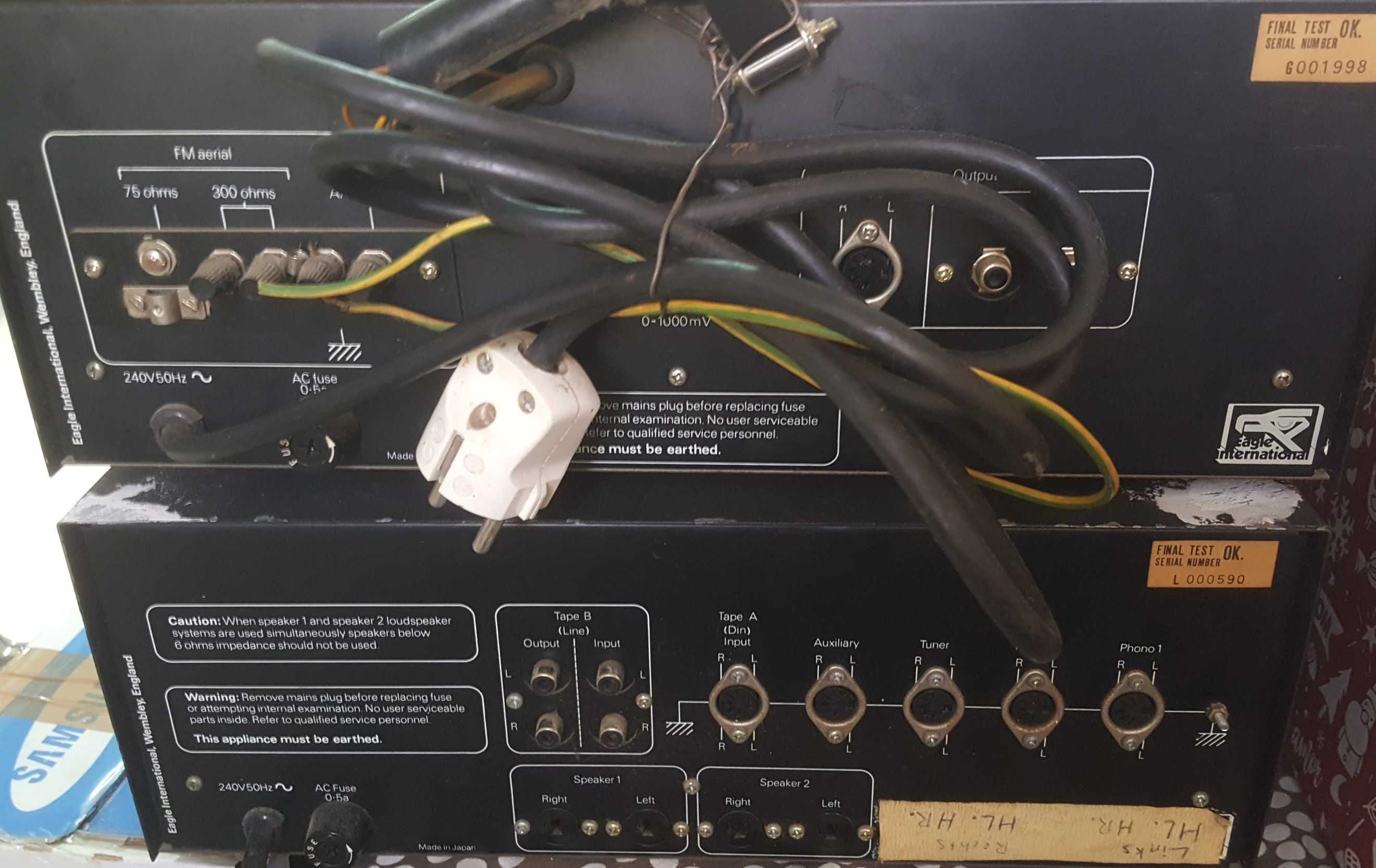 EAGLE International: Amplificador A4600 + Sintonizador T4000 - England