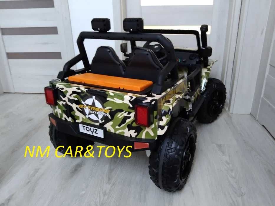 udźwig 100kg Napęd 4x4 samochód jeep Auto na akumulator lakierowany