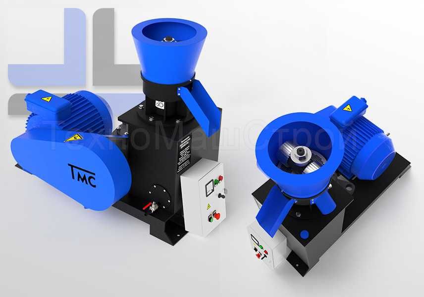 Гранулятор опилок GRAND 300 від виробника, 22кВт - до 350кг/год