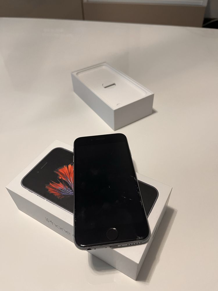 Iphone 6S a funcionar. Bateria nova. Precisa visor.
