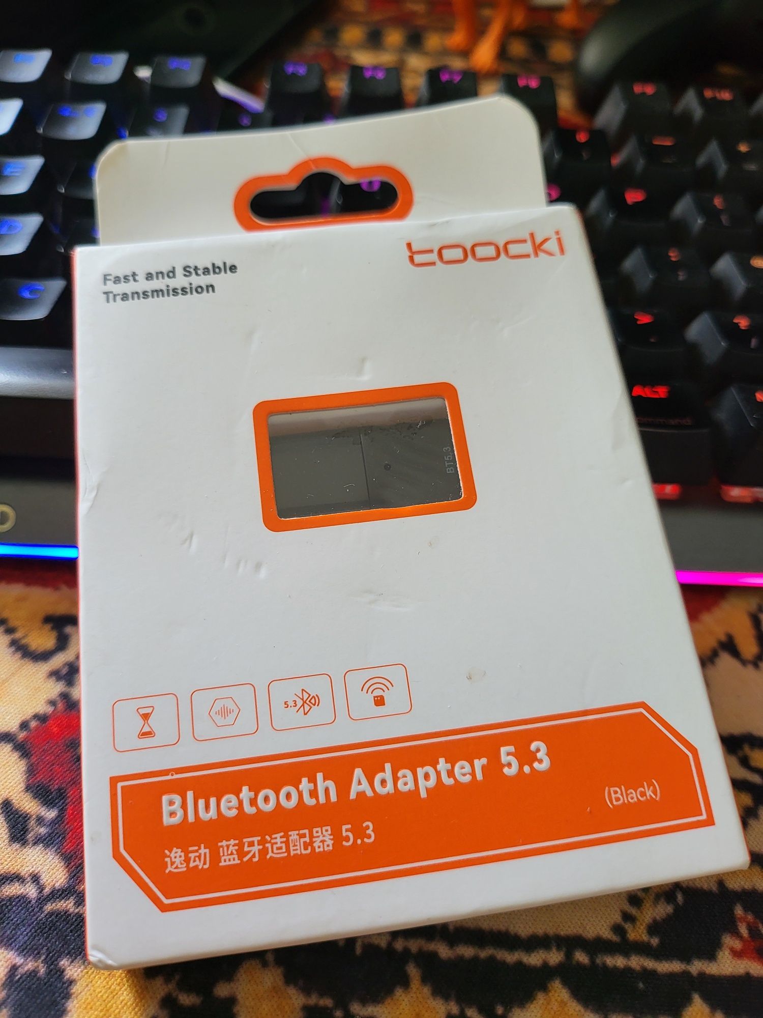 Toocki adapter USB bluetooth 5.3 audio data nowy