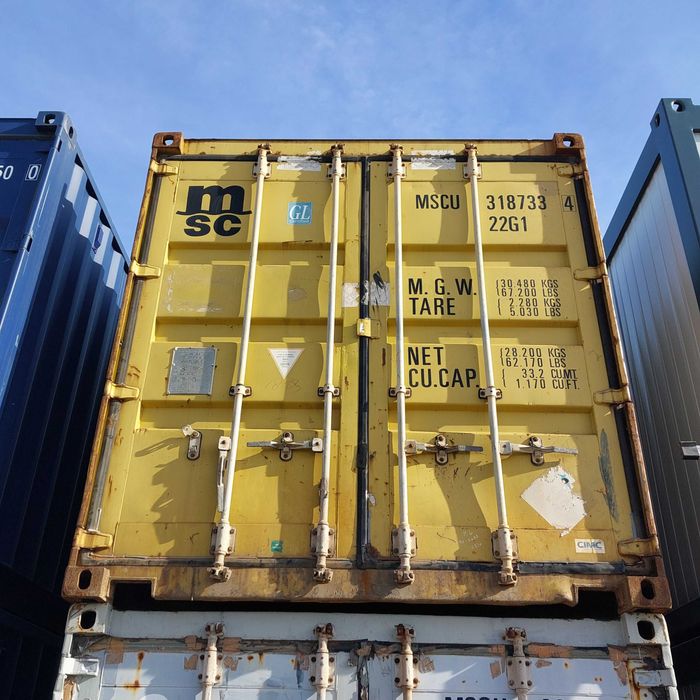 Kontener morski magazynowy używany 20'DC loco Kraków