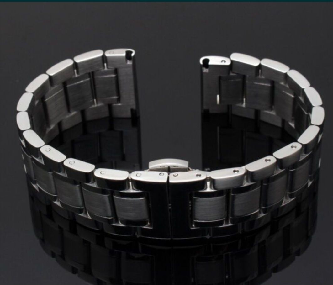 Bracelete Relógio Metálica Solida 20mm  24mm Seiko Breitling Tissot